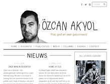 Tablet Screenshot of ozcanakyol.nl